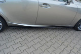 Maxton Design Prahové lišty Lexus IS Mk3/Mk3 Facelift - černý lesklý lak