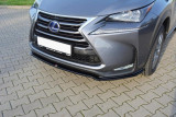 Maxton Design Spoiler předního nárazníku Lexus NX Mk1 - karbon