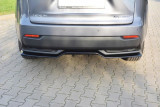 Maxton Design Spoiler zadního nárazníku s příčkami Lexus NX Mk1 Hybrid - černý lesklý lak