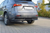 Maxton Design Spoiler zadního nárazníku Lexus NX Mk1 Hybrid - karbon