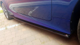 Maxton Design Prahové lišty Lexus RC - černý lesklý lak