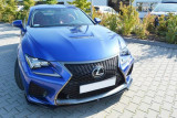 Maxton Design Spoiler předního nárazníku Lexus RC F - černý lesklý lak