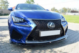 Maxton Design Spoiler předního nárazníku Lexus RC F - černý lesklý lak