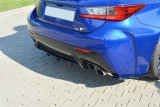 Maxton Design Spoiler zadního nárazníku Lexus RC F - černý lesklý lak