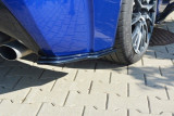 Maxton Design Boční lišty zadního nárazníku Lexus RC F - texturovaný plast