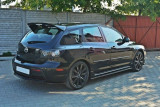 Maxton Design Spoiler zadního nárazníku Mazda 3 MPS Mk1 - černý lesklý lak
