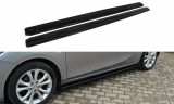 Maxton Design Prahové lišty Mazda 3 Sport Mk2 - černý lesklý lak