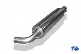 Catback výfuk Škoda Octavia III RS 2,0 TSI Fox Exhaust - s rezonátorem