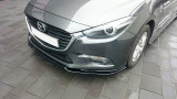 Maxton Design Spoiler předního nárazníku Mazda 3 Mk3 Facelift - texturovaný plast