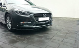 Maxton Design Spoiler předního nárazníku Mazda 3 Mk3 Facelift - texturovaný plast