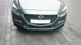 Maxton Design Spoiler předního nárazníku Mazda 3 Mk3 Facelift - černý lesklý lak