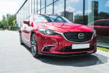 Maxton Design Spoiler předního nárazníku Mazda 6 Mk3 Facelift V.1 - texturovaný plast