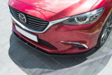 Maxton Design Spoiler předního nárazníku Mazda 6 Mk3 Facelift V.1 - karbon