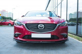 Maxton Design Spoiler předního nárazníku Mazda 6 Mk3 Facelift V.2 - texturovaný plast
