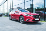 Maxton Design Prahové lišty Mazda 6 Mk3 Facelift - černý lesklý lak