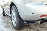 Maxton Design Boční lišty zadního nárazníku Mazda CX-7 - texturovaný plast