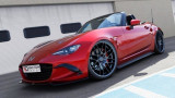 Maxton Design Prahové lišty Mazda MX-5 Mk4 - černý lesklý lak