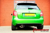 BCS Automotive Turbo Back Powervalve výfuk Škoda Fabia II RS 1,4 TSI - Sport De-Cat