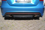 Maxton Design Spoiler zadního nárazníku s příčkami Mercedes A W176 AMG-Line - karbon