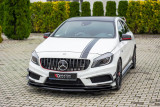 Maxton Design Spoiler předního nárazníku Mercedes A45 AMG W176 - texturovaný plast