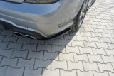 Maxton Design Boční lišty zadního nárazníku Mercedes C W204 AMG-Line - texturovaný plast