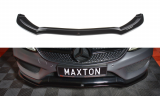 Maxton Design Spoiler předního nárazníku Mercedes C W205 Coupe AMG-Line - černý lesklý lak