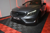 Maxton Design Spoiler předního nárazníku Mercedes C W205 Coupe AMG-Line - karbon