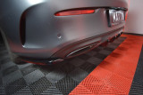 Maxton Design Boční lišty zadního nárazníku Mercedes C W205 Coupe AMG-Line - texturovaný plast