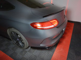 Maxton Design Boční lišty zadního nárazníku Mercedes C W205 Coupe AMG-Line - karbon