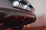 Maxton Design Spoiler zadního nárazníku Mercedes C W205 Coupe AMG-Line - texturovaný plast