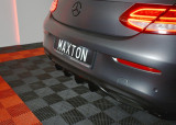 Maxton Design Spoiler zadního nárazníku Mercedes C W205 Coupe AMG-Line - černý lesklý lak