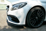 Maxton Design Spoiler předního nárazníku Mercedes C63 AMG W205 Coupe - texturovaný plast