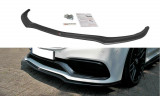 Maxton Design Spoiler předního nárazníku Mercedes C63 AMG W205 Coupe - černý lesklý lak