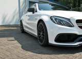 Maxton Design Prahové lišty Mercedes C63 AMG W205 Coupe - karbon