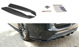 Maxton Design Boční lišty zadního nárazníku Mercedes C63 AMG W205 Combi - texturovaný plast