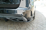 Maxton Design Boční lišty zadního nárazníku Mercedes C63 AMG W205 Combi - karbon