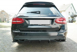 Maxton Design Spoiler zadního nárazníku Mercedes C63 AMG W205 Combi - texturovaný plast