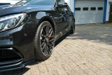 Maxton Design Prahové lišty Mercedes C63 AMG W205 Combi - texturovaný plast