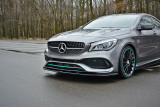 Maxton Design Spoiler předního nárazníku Mercedes CLA (C117) AMG-Line Facelift - texturovaný plast