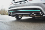 Maxton Design Spoiler zadního nárazníku Mercedes CLA (C117) AMG-Line Facelift - černý lesklý lak