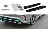 Maxton Design Boční lišty zadního nárazníku Mercedes CLA (C117) AMG-Line Facelift - texturovaný plast