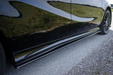 Maxton Design Prahové lišty Mercedes CLA (C117) AMG/AMG-Line Facelift - černý lesklý lak