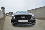 Maxton Design Spoiler předního nárazníku Mercedes CLA A45 AMG (C117) Facelift V.1 - černý lesklý lak