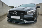 Maxton Design Spoiler předního nárazníku Mercedes CLA A45 AMG (C117) Facelift V.1 - černý lesklý lak
