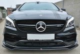 Maxton Design Spoiler předního nárazníku Mercedes CLA A45 AMG (C117) Facelift V.2 - černý lesklý lak