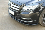 Maxton Design Spoiler předního nárazníku Mercedes CLS W218 - černý lesklý lak