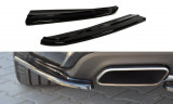 Maxton Design Boční lišty zadního nárazníku Mercedes CLS W218 AMG-Line - černý lesklý lak