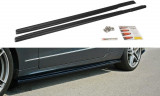 Maxton Design Prahové lišty Mercedes E W212 - černý lesklý lak