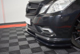Maxton Design Spoiler předního nárazníku Mercedes E W212 Coupe AMG-Line - černý lesklý lak