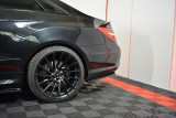 Maxton Design Boční lišty zadního nárazníku Mercedes E W212 Coupe AMG-Line - černý lesklý lak